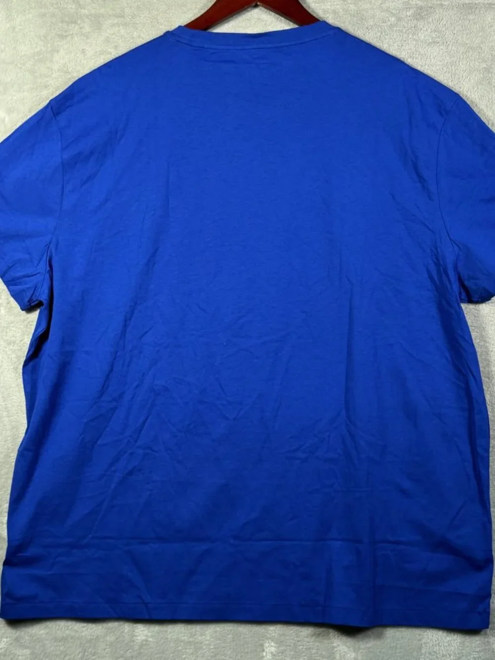 Polo Ralph Lauren T-Shirt Mens XXL Blue Classic Fit Cotton Green Pony $55